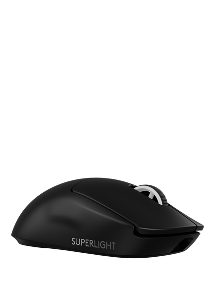 Logitech G PRO X Superlight 2 Lightspeed Wireless Gaming Mouse, Black, Black