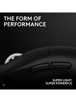 Logitech G PRO X Superlight 2 Lightspeed Wireless Gaming Mouse, Black - view 2, Black