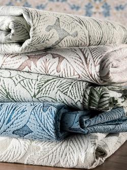 Clarke & Clarke Acanthus Weave Furnishing Fabric - view 2, Blush
