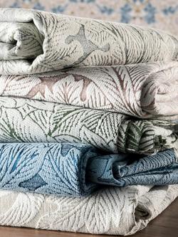 Clarke & Clarke Acanthus Weave Furnishing Fabric - view 2, Ivory