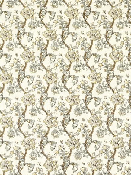 Clarke & Clarke Golden Lily Embroidered Furnishing Fabric, Dove