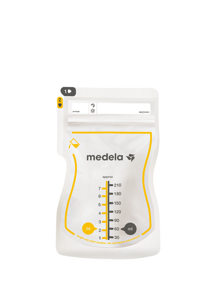 Medela Easy Pour Breastmilk Storage Bags, Pack of 50, Multi
