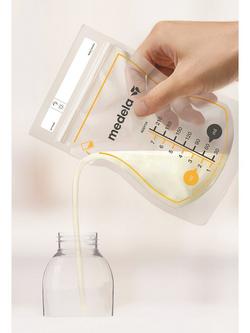 Medela Easy Pour Breastmilk Storage Bags, Pack of 50 - view 2, Multi