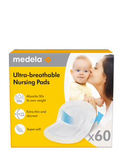 Medela Ultra Breathable Nursings Pads, Pack of 50, Multi