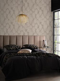 Clarke & Clarke Folius Wallpaper - view 2, Putty