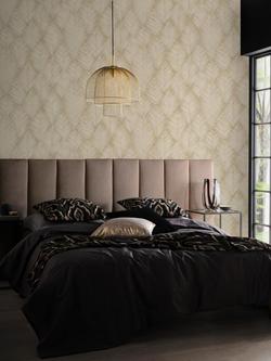 Clarke & Clarke Folius Wallpaper - view 2, Sahara