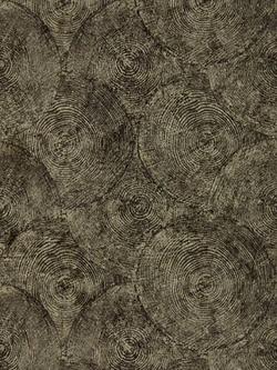Clarke & Clarke Silvan Wallpaper, Charcoal/Gilver