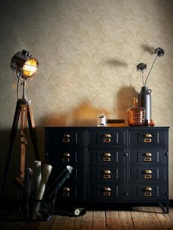 Clarke & Clarke Silvan Wallpaper - view 2, Sahara