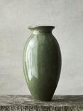 west elm Ceramic Bud Vase, H23cm, Cool Blue