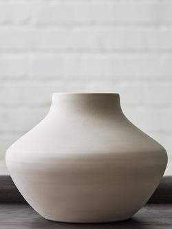 west elm Ceramic Tabletop Vase, H21cm, Neutral, Multi
