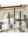 west elm Kali Marble Tapered Candle Holder, H9cm, Small