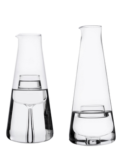 Ichendorf Milano Inbottiglia Wine Glass Decanter, 110ml, Clear/Red - view 2, 