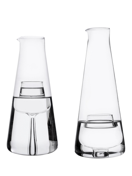 Ichendorf Milano Inbottiglia Wine Glass Decanter, 110ml, Clear/Red - view 2, 