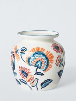 John Lewis Pomegranate Bone China Posy Vase, H26cm, Multi, Multi