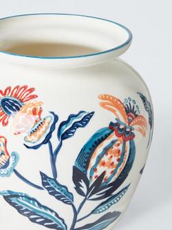 John Lewis Pomegranate Bone China Posy Vase, H26cm, Multi - view 2, Multi