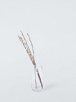 John Lewis Cannon Glass Vase, H25cm, Clear - view 2, 