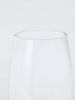 John Lewis Bullet Glass Vase, H27cm, Clear - view 2, 