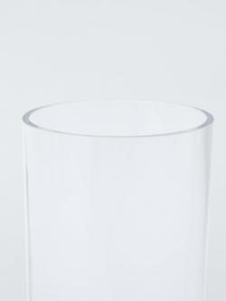 John Lewis Cylinder Vase, H27cm, Clear - view 2, 