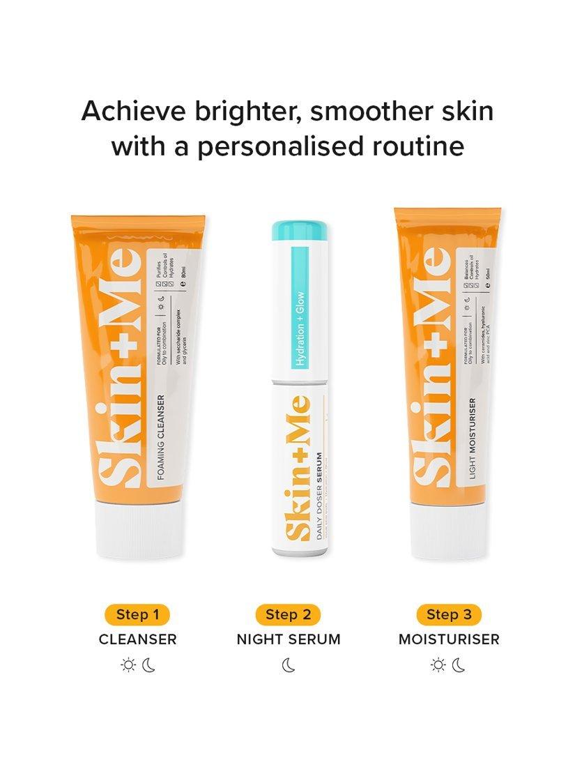 Product image 2 of 2, which shows Skin + Me Light Moisturiser for Oily to Combination Skin with Ceramides and Hyaluronic Acid, 50ml