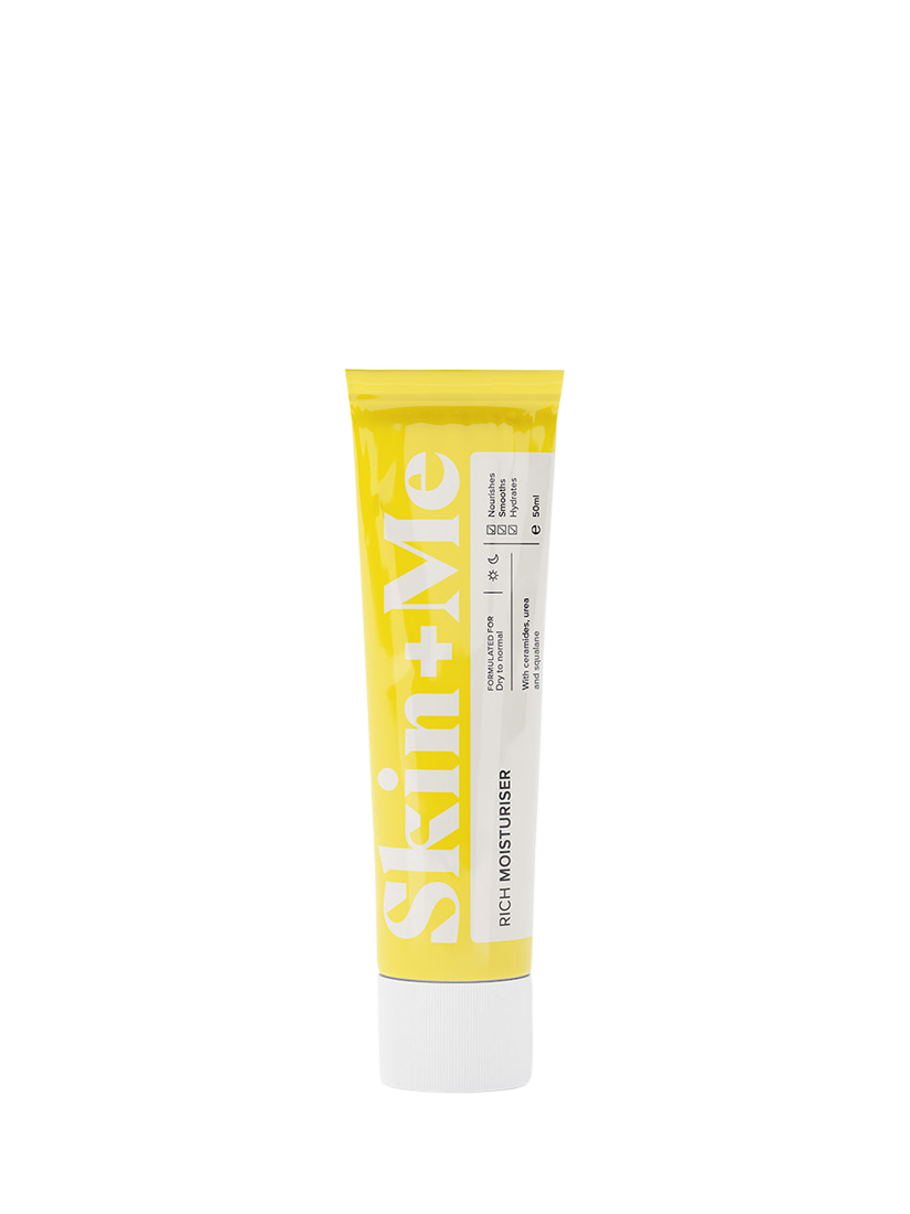 Product image 1 of 3, which shows Skin + Me Rich Moisturiser for Dry to Normal Skin with Ceramides and Urea, 50ml