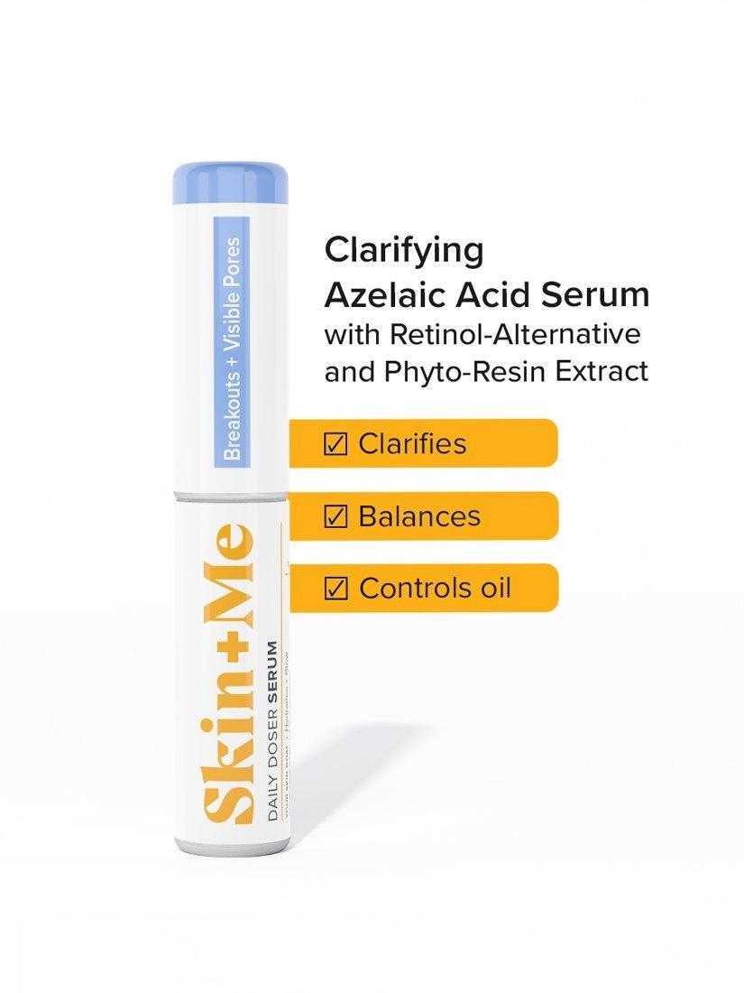 Product image 2 of 4, which shows Skin + Me Breakouts + Visible Pores Serum, for Dry to Normal Skin, with Azelaic Acid and Collagen Amino Acid, 12ml