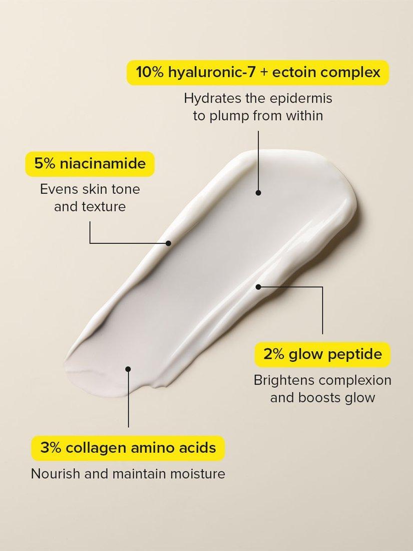 Product image 3 of 4, which shows Skin + Me Hydration + Glow Serum, for Dry to Normal Skin, with Hyaluronic-7 and Collagen Amino Acids, 12ml