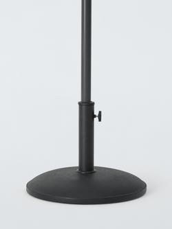 John Lewis Concrete Parasol Base Weight, 15kg, Black - view 2, Black