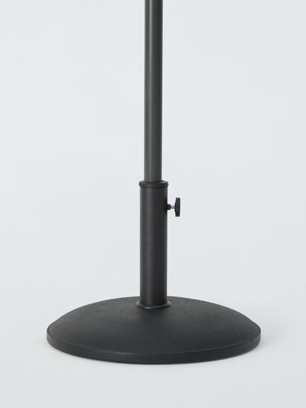 John Lewis Concrete Parasol Base Weight, 15kg, Black - view 2, Black