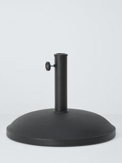 John Lewis Concrete Parasol Base Weight, 25kg, Black