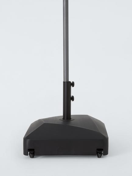 John Lewis Fillable 43kg Parasol Base Weight, Black - view 2, Grey