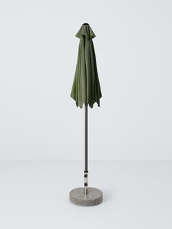 John Lewis Aluminium Wind-Up Parasol, 2.2m - view 2, Green