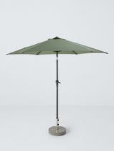 John Lewis Aluminium Wind-Up Parasol, 2.7m