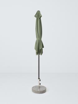 John Lewis Aluminium Wind-Up Parasol, 2.7m - view 2, Green