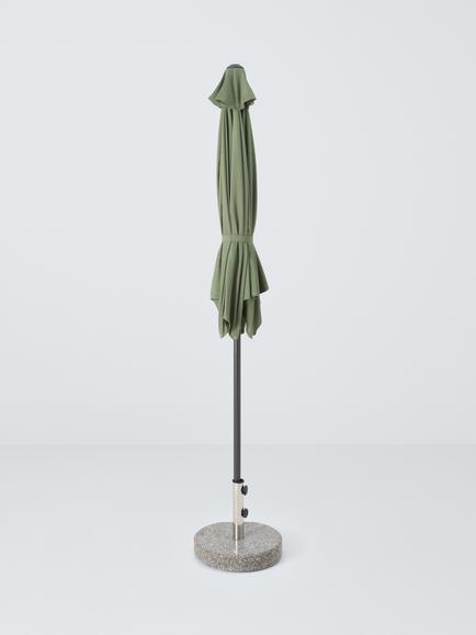 John Lewis Aluminium Wind-Up Parasol, 2.7m - view 2, Green