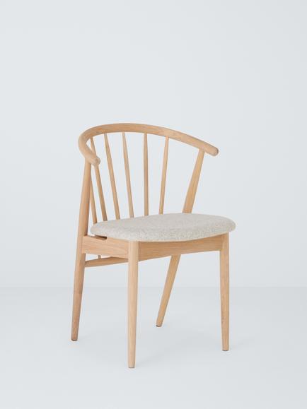 John Lewis Kinross II Dining Chair, Oak/Upholstered Seat, Oak
