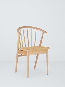 John Lewis Kinross II Dining Chair, Oak/Woven Seat, Oak
