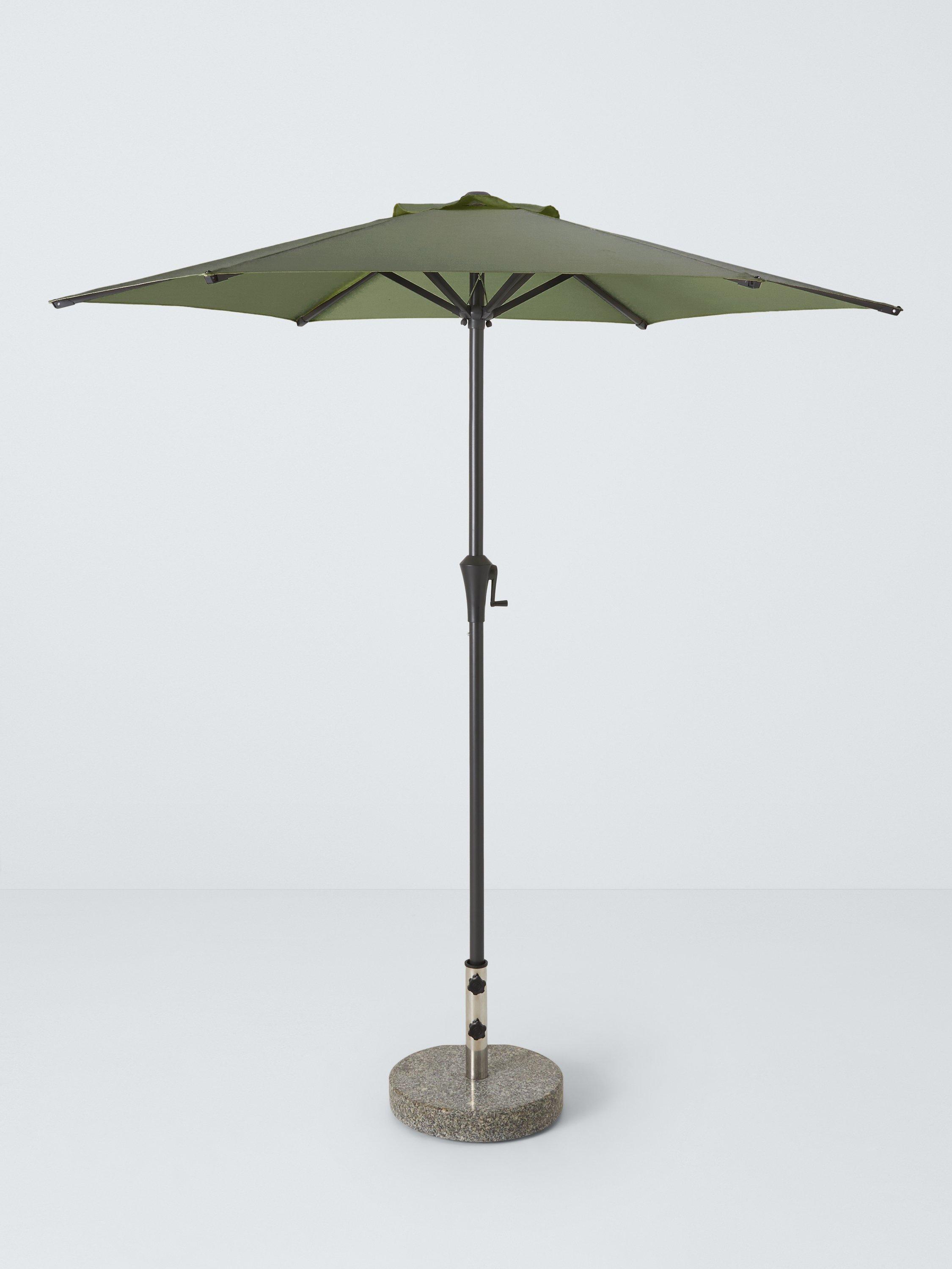 John Lewis ANYDAY Aluminium Wind-Up Parasol, 2m