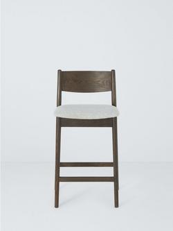 John Lewis Parity Bar Stool - view 2, Dark Brown