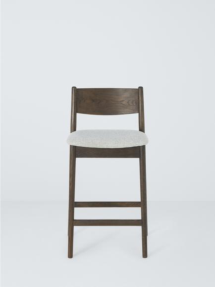 John Lewis Parity Bar Stool - view 2, Dark Brown