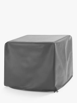 John Lewis Metal Garden Lounge Chair Furniture Cover, Grey