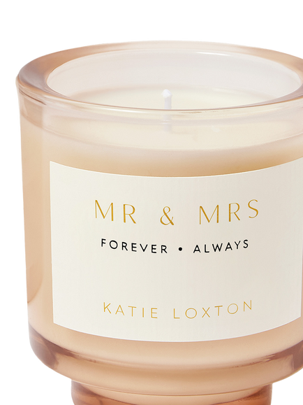 Katie Loxton Mr & Mrs Jar Candle - view 2, White