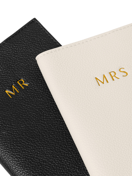 Katie Loxton Mr & Mrs Passport Holders - view 2, White