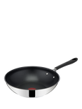 Jamie Oliver Home Cook Stainless Steel Non-Stick Wok, 28cm