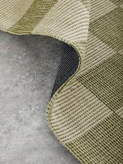 MADE Juliette Checkerboard Wool Rug, Brown - view 2, Brown