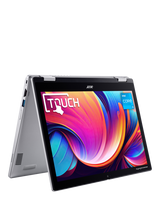 Acer Spin 312 Chromebook Laptop, Intel N100 Processor, 4GB RAM, 64GB eMMC, 12.2” WUXGA Touchscreen, Silver