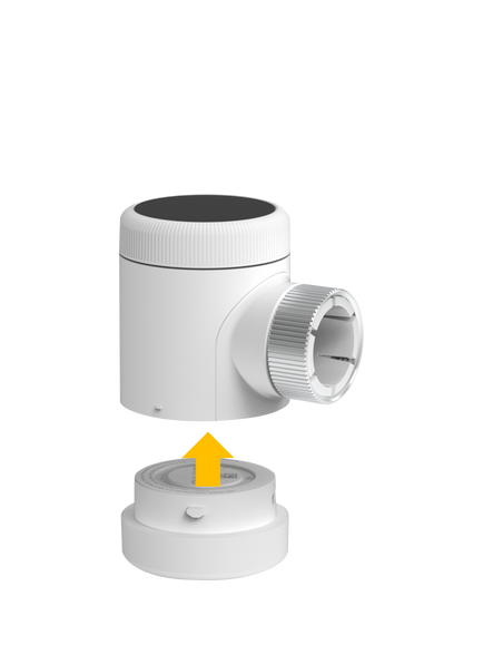 tado Smart Radiator Thermostat X, White & Black - view 2, White And Black