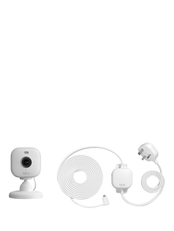 Amazon Blink Mini 2 Smart Security HD Camera with Weather-Resistant Power Adaptor, White, White