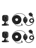 Amazon Blink Mini 2 Smart Security HD Camera with Weather-Resistant Power Adaptor, Pack of 2, Black