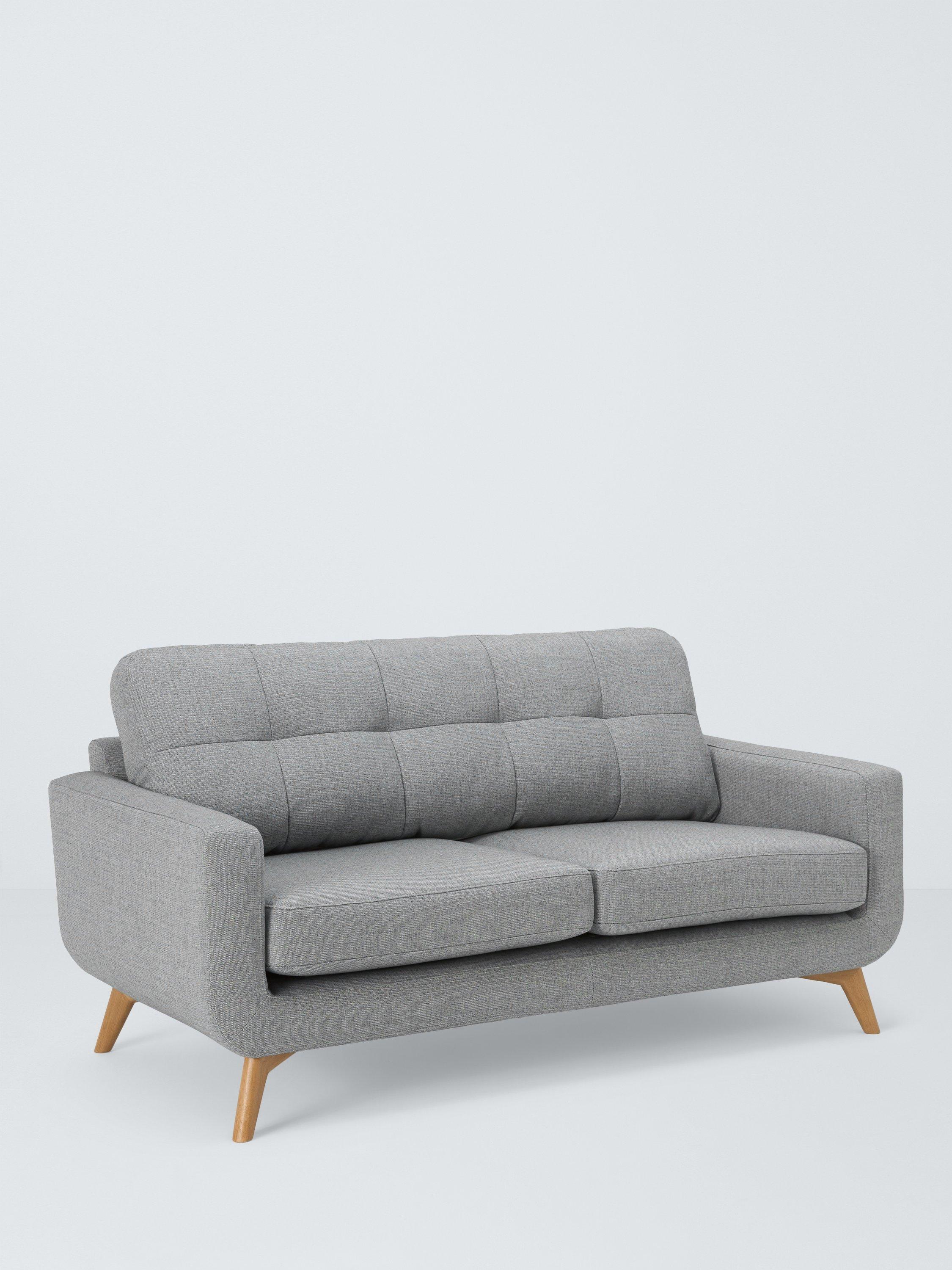 Barbican Range, John Lewis Barbican Grand 4 Seater Sofa, Light Leg, Aquaclean Connie Grey