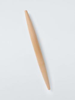 John Lewis Beech Wood Tapered Rolling Pin, 50cm, Natural